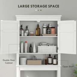 HOMCOM Over-Toilet/Appliance Storage Cabinet - White - thumbnail 5