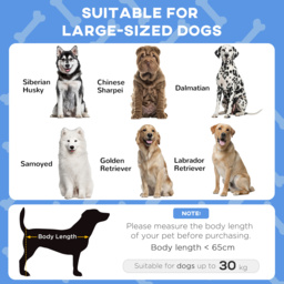 PawHut Cooling Raised Pet Bed with Washable Breathable Mesh for Large Dogs, 106 x 76 x 94cm, Dark Blue - Aosom UK - thumbnail 4
