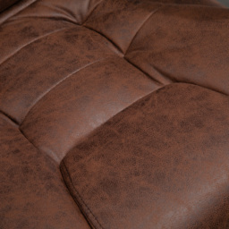 Vinsetto Heated 6 Points Vibration Massage Executive Office Chair Adjustable Swivel Ergonomic High Back Desk Chair with Footrest Brown - Aosom UK - thumbnail 9