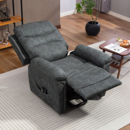 HOMCOM Power Lift Recliner Chair with Vibration Massage, Heat, USB - Grey - thumbnail 9