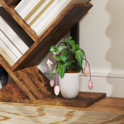 HOMCOM Six-Section Tree Bookcase - Wood-Effect - thumbnail 9