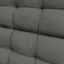Outsunny Chair Cushion Set: Backrest & Seat Pads with Ties, Charcoal Grey - Aosom UK - thumbnail 8