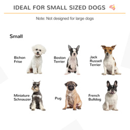PawHut Freestanding Dog Gate, Wooden Foldable Pet Fence, Safety Barrier for House Doorway Stairs, with Support Feet, Small, Black - Aosom UK - thumbnail 4