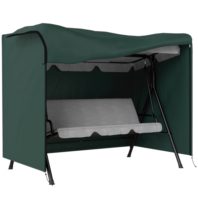 Outsunny Swing Chair Cover: 600D Oxford Polyester, Waterproof, Durable, Green - Aosom UK - image 1