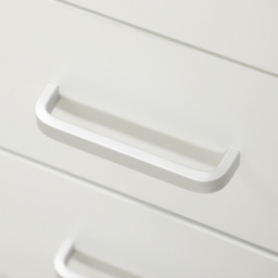 HOMCOM Computer Desk, Home Office Desk with Lockable Drawer, Storage Shelf for Study Bedroom, 110 x 50 x 76 cm, White - thumbnail 9