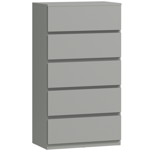 HOMCOM Chest of Drawers, 5-Drawer Storage Cabinets, Modern Dresser, Storage Drawer Unit for Bedroom - image 1