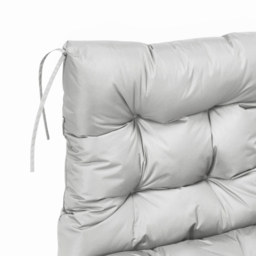 Outsunny Garden Back Chair Cushion, Comfortable Patio Seat Cushion Pad with Backrest for Outdoor & Indoor Use, Light Grey - Aosom UK - thumbnail 8