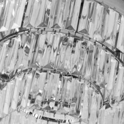 HOMCOM Set of 2 Modern Crystal Ceiling Lights, Chandeliers, Pendant Lamps w/ 7 Lights, E14 Fittings for Living Room, Bedroom, Silver - thumbnail 7