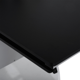 HOMCOM Computer Desk with Sliding Keyboard Tray Storage Drawers and Host Box Shelf Home Office Workstation (Black) - Aosom UK - thumbnail 9