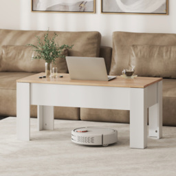 HOMCOM Lift Top Coffee Table with Hidden Storage Compartment, Lift Tabletop Pop-Up Center Table for Living Room - Aosom UK - thumbnail 8