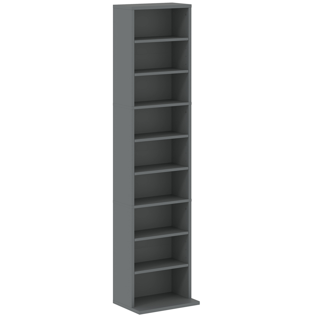 HOMCOM 260 Narrow CD Storage Unit - Grey - image 1
