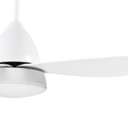 HOMCOM Reversible Ceiling Fan with Light, 3 Blades Modern Mount White LED Lighting Fan w/ Remote Controller, for Living Room, White - Aosom UK - thumbnail 9