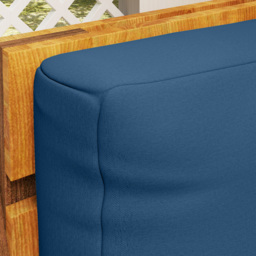Outsunny 2 Seater Pallet Furniture Cushions Pallet Cushions, UPF20+ 220gsm Fabric, 20 cm Thick Outdoor Seat Pads, Navy Blue - thumbnail 9