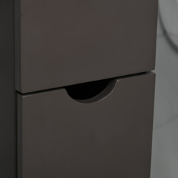 HOMCOM Tall Bathroom Cabinet, Freestanding Bathroom Storage Cabinet with 2-Tier Shelf and Drawers, Narrow Cupboard Storage Unit, Brown - thumbnail 8