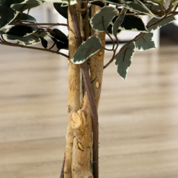 HOMCOM Verdant Oasis: Lifelike 130cm Ficus Tree in Pot, Realistic Foliage for Indoor & Outdoor Decor, Lush Green - Aosom UK - thumbnail 9