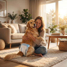PawHut Disposable Dog Diapers Female for L Dogs Incontinence or Excitable Urination and Training 48 Count - thumbnail 8