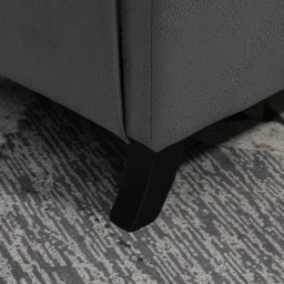 HOMCOM Wingback Recliner Chair for Home Theater, Button Tufted Microfibre Cloth Reclining Armchair with Leg Rest, Anti-Cat-Scratch, Deep Grey - thumbnail 9