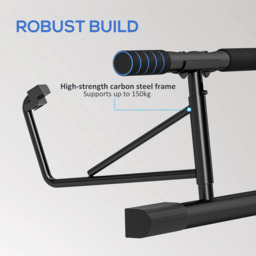 SPORTNOW Pull-Up Bar Doorway with Resistance Bands, No Drilling Chin-Up Bar Push Up Stand with Padded Handles for Home Gym Exercise - thumbnail 7