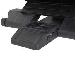 HOMCOM Footrest Adjustable Height & Angle 0-30 Degree for Better Posture at Office Black - Aosom UK - thumbnail 8