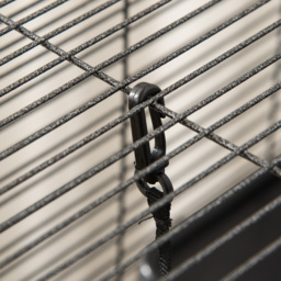 PawHut Small Animal Cage with Wheels Pet Home for Chinchillas, Ferrets, Kittens , Hammock, 4 Platforms and Removable Tray - thumbnail 8