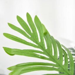 Outsunny 2 Pack 60cm Artificial Palm Tree Decorative Plant with Nursery Pot, Fake Tropical Tree for Indoor Outdoor Décor - Aosom UK - thumbnail 9