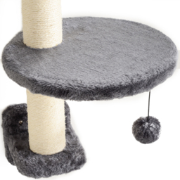 PawHut Four-Piece Cat Wall Furniture, with Hammock, Ladder, Platforms, Steps, for Indoor Use - Dark Grey - thumbnail 8