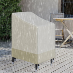 Outsunny Weatherproof Furniture Shield: 600D Oxford Fabric for Wicker Chairs, Patio Rattan Seating Protector, L70*W90*H115cm - Aosom UK - thumbnail 9