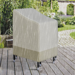 Outsunny Weatherproof Furniture Shield: 600D Oxford Fabric for Wicker Chairs, Patio Rattan Seating Protector, L70*W90*H115cm - Aosom UK - thumbnail 8