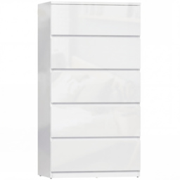 HOMCOM Chest of Drawers, 5-Drawer Storage Cabinets, Modern Dresser, Storage Drawer Unit for Bedroom - thumbnail 1