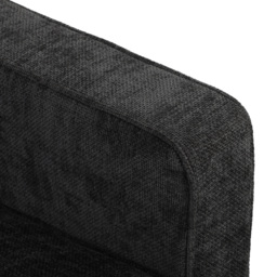 HOMCOM 3 Seater Sofa Button Tufted Upholstered Velvet Couch with Wood Legs for Living Room, Dark Grey - thumbnail 9