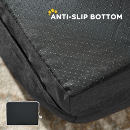 PawHut Calming Dog Bed Pet Mattress w/ Removable Cover, Anti-Slip Bottom, for Small Dogs, 70L x 50W x 18Hcm - Charcoal Grey - Aosom UK - thumbnail 7