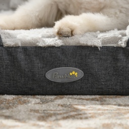 PawHut Calming Dog Bed Pet Mattress w/ Removable Cover, Anti-Slip Bottom, for Small Dogs, 70L x 50W x 18Hcm - Charcoal Grey - Aosom UK - thumbnail 9