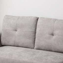 HOMCOM 3 Seater Sofa Bed, Pull Out Sofa Bed with Larger Bed Size & Thicker Cushion Padding, Corner Sofa Bed with Storage, Light Grey - Aosom UK - thumbnail 7