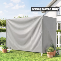 Outsunny 205 x 124cm Three-Seater Swing Chair Protective Cover Grey - Aosom UK - thumbnail 8