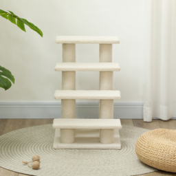 Durable Pet Stairs Ramp, Easy Climb Cat Tree Ladder, Indoor Climbing Frame Staircase for Pets - Aosom UK - thumbnail 8