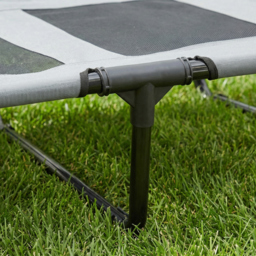 PawHut Raised Dog Bed Waterproof Elevated Pet Cot with Breathable Mesh UV Protection Canopy Grey, for XL Dogs, 122 x 92 x 108cm - Aosom UK - thumbnail 8