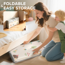 AIYAPLAY Foldable Baby Play Mat Double-Sided, Reversible Foam Soft Crawling Mat for Toddlers, for Bedroom, Nursery and Playroom - thumbnail 7