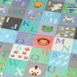 AIYAPLAY Foldable Baby Play Mat Double-Sided, Reversible Foam Soft Crawling Mat for Toddlers, for Bedroom, Nursery and Playroom - thumbnail 9