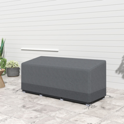 Outsunny Rectangular Patio Furniture Cover for 3 Seater Sofa Set, Water UV Resistant Protection 600D Oxford Fabric Cover, 190x72x76cm - Aosom UK - thumbnail 8