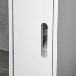 kleankin Modern Bathroom Storage Cabinet, Freestanding Tall Bathroom Cabinet with Open Shelves, for Bedroom Hallway, White - Aosom UK - thumbnail 9