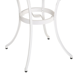 Outsunny 3PCs Garden Table Set Bistro Set Round Table and 2 Chairs for Outdoor Indoor Patio Balcony Aluminium - thumbnail 7
