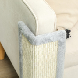 PawHut 56cm Corner Cat Scratching Post with Sisal Scratching Pad, Grey - Aosom UK - thumbnail 7