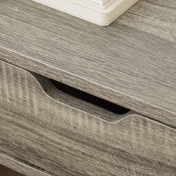 HOMCOM Floating Nightstand Set of 2 Wall Mounted Bedside Table with Storage Drawer for Bedroom, Grey - Aosom UK - thumbnail 8
