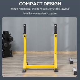 HOMCOM Dip Station Chin Up Parallel Bars Pull Up Power Tower Home Gym Workout Bicep Tricep Fitness Equipment Height Adjustable - thumbnail 5