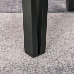 HOMCOM Nesting Coffee Tables Set of 3, MDF Steel, Versatile End Side Tables, Walnut Wood Effect - Aosom UK - thumbnail 9
