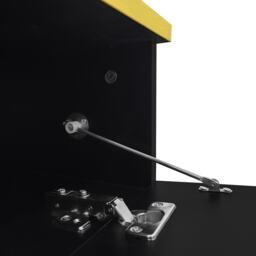 High-Gloss Black Coffee Table with Tempered Glass Top and LED Lighting, Tea Table Perfect for Modern Elegance, 90L x 50W x 32.5H cm, Black - Aosom UK - thumbnail 7