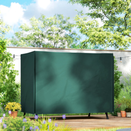 Outsunny Swing Seat Protector: Waterproof Oxford Polyester Cover for Outdoor Furniture, Lush Green Hue, 164cm Height - Aosom UK - thumbnail 7