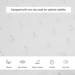 HOMCOM Office Carpet Protector Chair Mat Clear Spike Non Slip Chairmat Frosted Lipped - Aosom UK - thumbnail 5