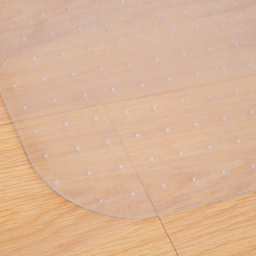 HOMCOM Office Carpet Protector Chair Mat Clear Spike Non Slip Chairmat Frosted Lipped - Aosom UK - thumbnail 9