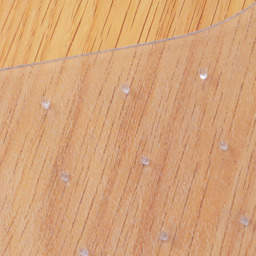 HOMCOM Office Carpet Protector Chair Mat Clear Spike Non Slip Chairmat Frosted Lipped - Aosom UK - thumbnail 7